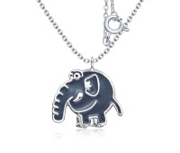 Baby Elephant Silver Necklace SPE-4047